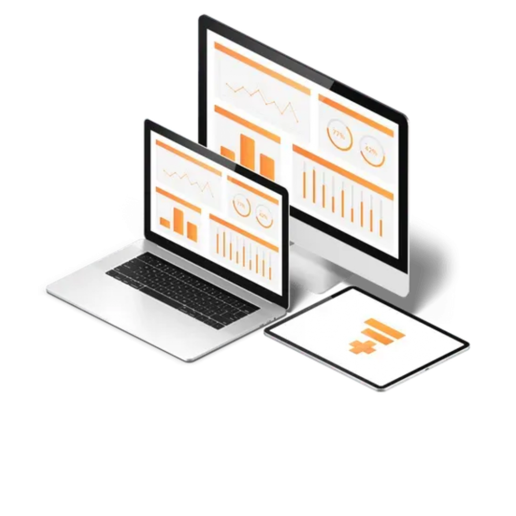 Monitoreo de servidores TSplus en PC, laptop y tablet con reportes en tiempo real